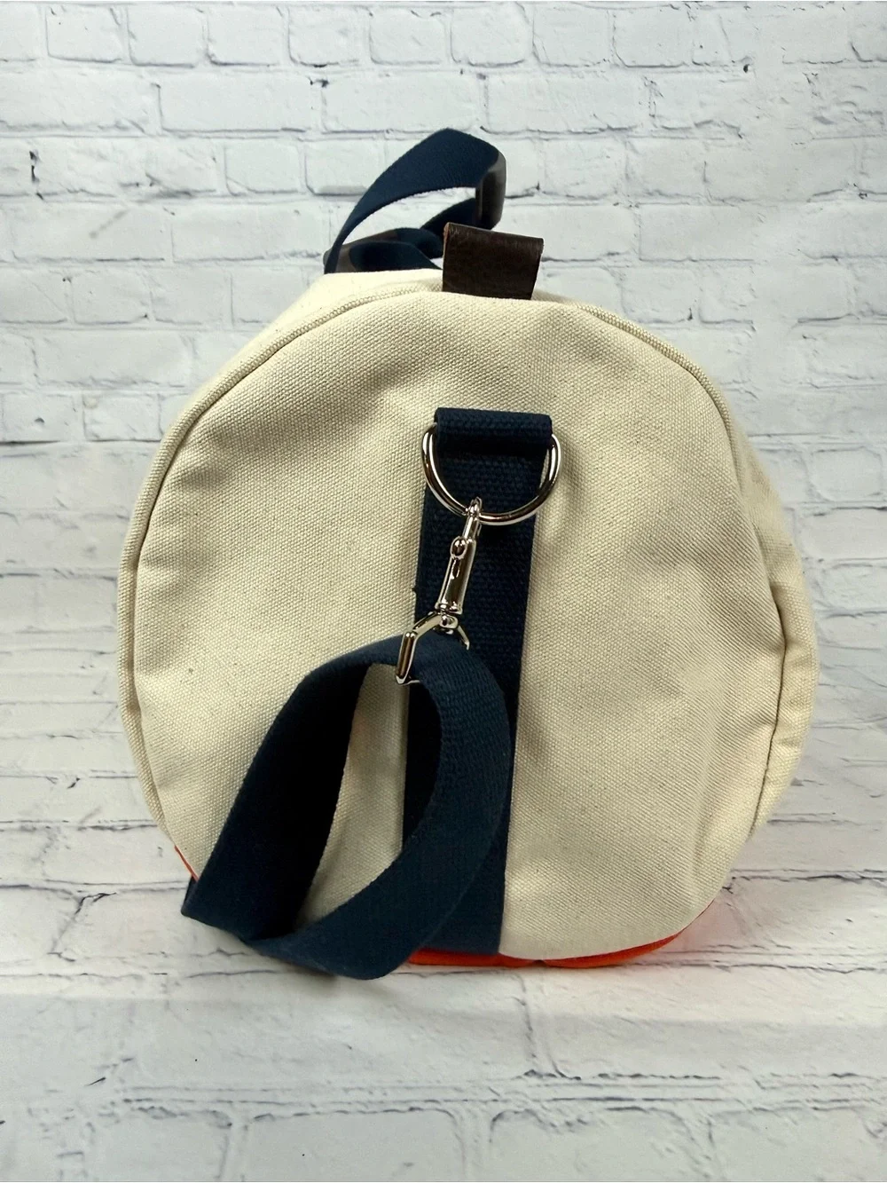 New Jack and Mulligan Kennedy Duffel Bag Leather Patch branded